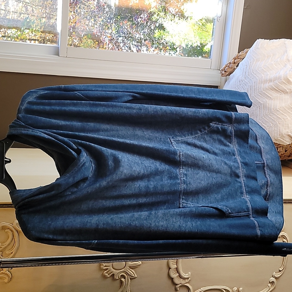 Free People burnt out hoodie